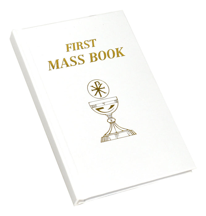 First Mass Book - White - Imitation Leather