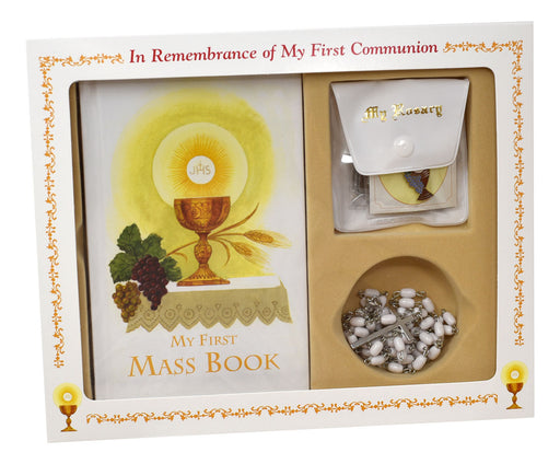 First Mass Book (My First Eucharist) Boxed Set - White