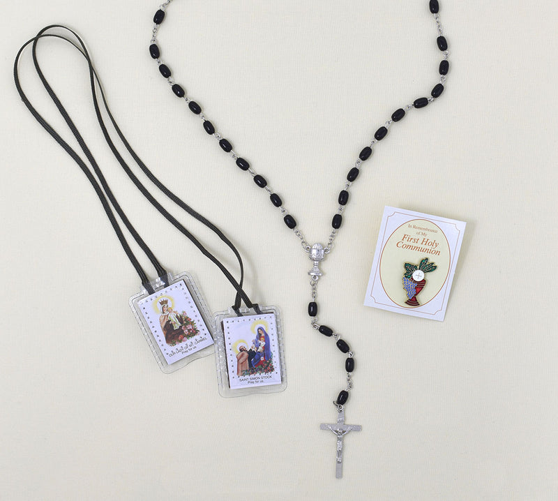 First Mass Book (My First Eucharist) Deluxe Set - Black