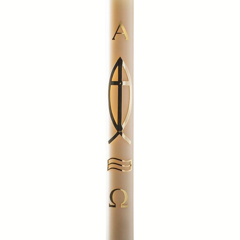 Paschal Candles Shells - Fish Design
