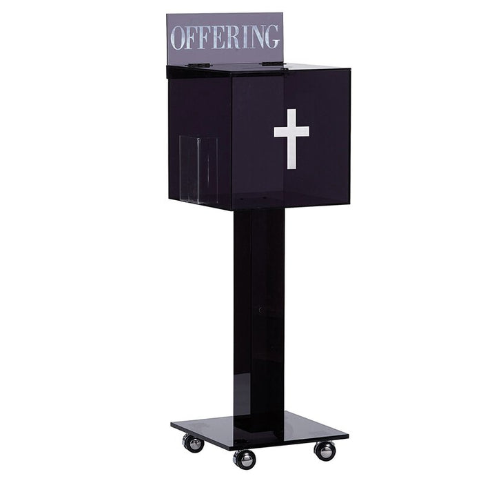 Floor Donation Box - Black