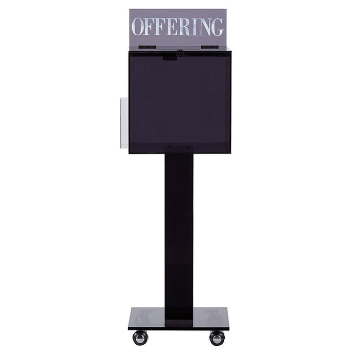 Floor Donation Box - Black