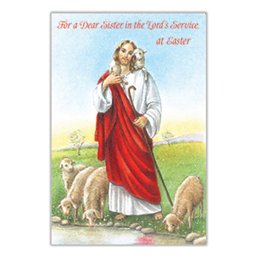 For a Dear Sister in the Lord’s Service at Easter - Easter Card