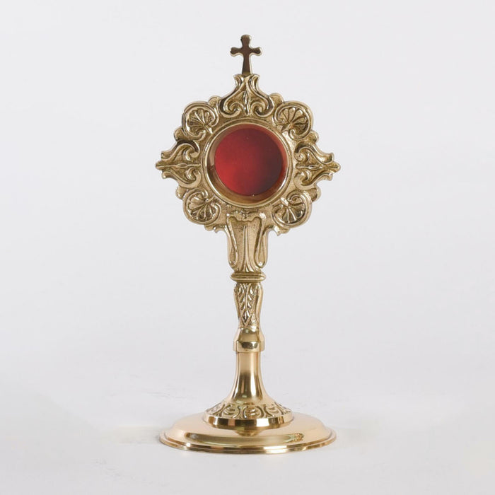 French Style Brass Reliquary