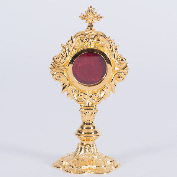French Style Reliquary French Style Gold Plated Reliquary