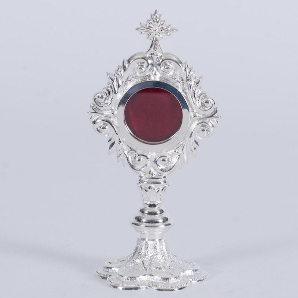French Style Reliquary French Style Silver Plated Reliquary