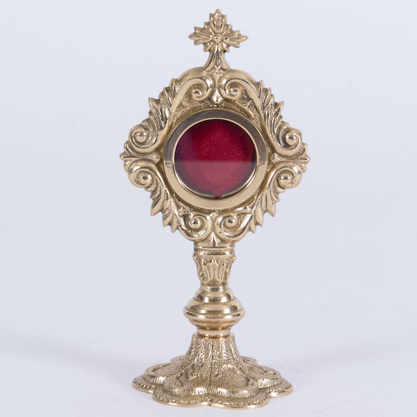 French Style Reliquary French Style Brass Reliquary