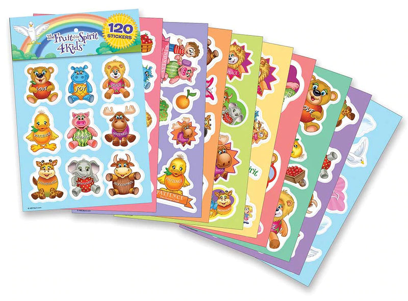 Fruit of the Spirit Sticker Pack - 120 Pieces Per Package