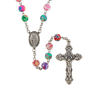 Floria Bead Rosary Floria Bead Miraculous Medal Rosary Mother's Day Present Mother's Day Gift Mother's Day special item Mother's Day rosary