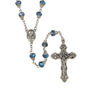 Strength & Dignity Mother's Rosary - Blue Creed® 8mm AB cap Mother's Rosary - Blue Mother's Day Present Mother's Day Gift Mother's Day special item Mother's Day Rosary