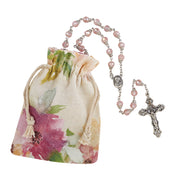 Strength & Dignity Mother's Rosary - Peach Creed® 8mm AB Cap Mother's Rosary - Peach Mother's Day Present Mother's Day Gift Mother's Day special item Mother's Day Rosary