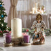 10" Peace on Earth Nativity Advent Candleholder
