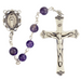 Genuine Amethyst Filigree Miraculous Medal Rosary Rosary Catholic Gifts Catholic Presents Rosary Gifts