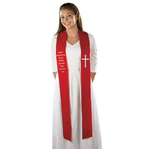 Gifts of the Holy Spirit Confirmation Stole Holy Spirit Confirmation Stole Confirmation Stole Confirmation Stoles Holy Spirit Confirmation Stole