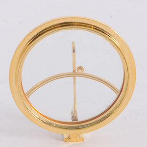 2 3/4" Host, Monstrance Glass Enclosed Luna