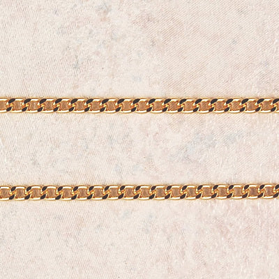 30" Gold Plated Heavy Stainless Chain