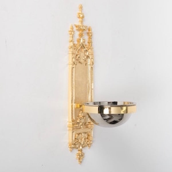 Gold Plated Wall Mounted Holy Water Font