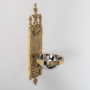 Gothic Wall Hung Holy Water Font