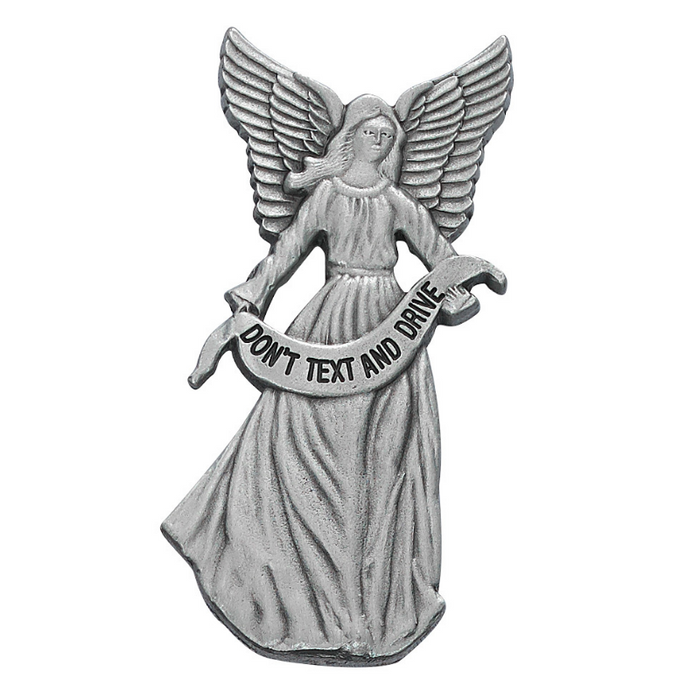 Guardian Angel Don't Text and Drive Visor Clip Catholic Gifts Catholic Presents Gifts for all occasion