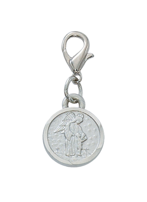 Guardian Angel Medal Clip Charm