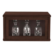 Holy Cross Ambry Display Cabinet - Medium Oak Stain Church Supply Church Goods Church Furniture