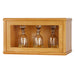Holy Cross Ambry Display Cabinet - Medium Oak Stain Church Supply Church Goods Church Furniture