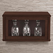 Holy Cross Ambry Display Cabinet - Medium Oak Stain Church Supply Church Goods Church Furniture