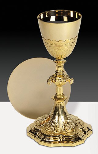 Holy Family Chalice and Bowl Paten Set with Case