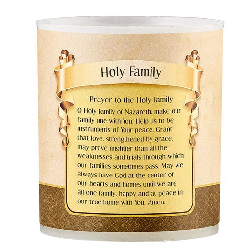 Holy Family Devotional Votive Candle