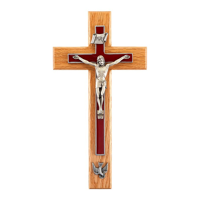 Holy Spirit Confirmation Red Wall Crucifix