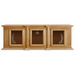 Holy Trinity Ambry Display Cabinet - Medium Oak Stain