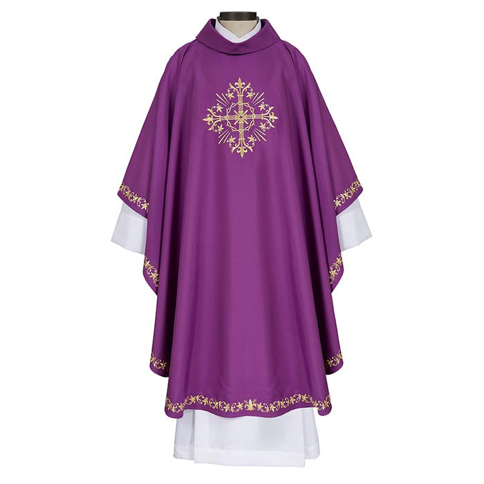 Holy Trinity Cross Chasuble Church Supply Church Apparels Chasuble liturgical vestment