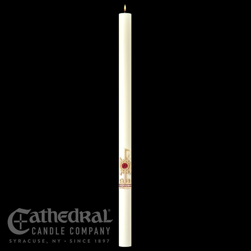 Holy Trinity® Paschal Candle - Cathedral Candle - Beeswax - 18 Sizes