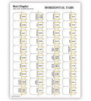 9" H Horizontal Bible Tabs - Catholic Version