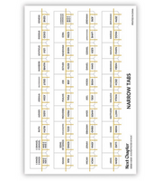 9" Slim Bible Tabs - Catholic Version