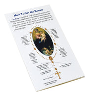 How To Say The Rosary Pamphlet - 24 Pieces Per Package