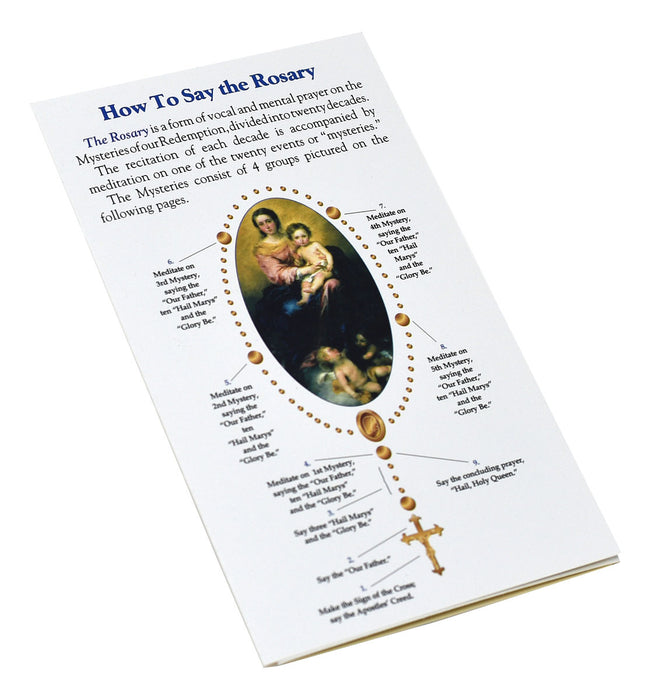 How To Say The Rosary Pamphlet - 24 Pieces Per Package