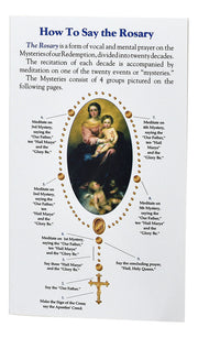 How To Say The Rosary Pamphlet - 24 Pieces Per Package