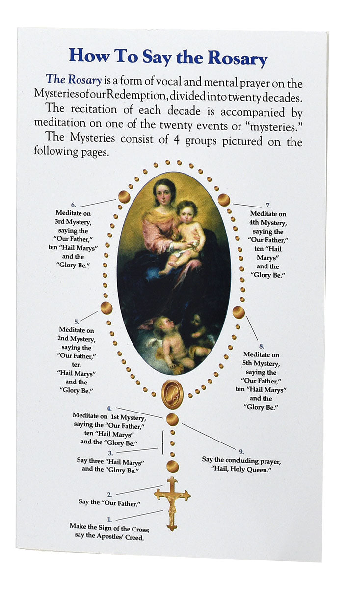How To Say The Rosary Pamphlet - 24 Pieces Per Package