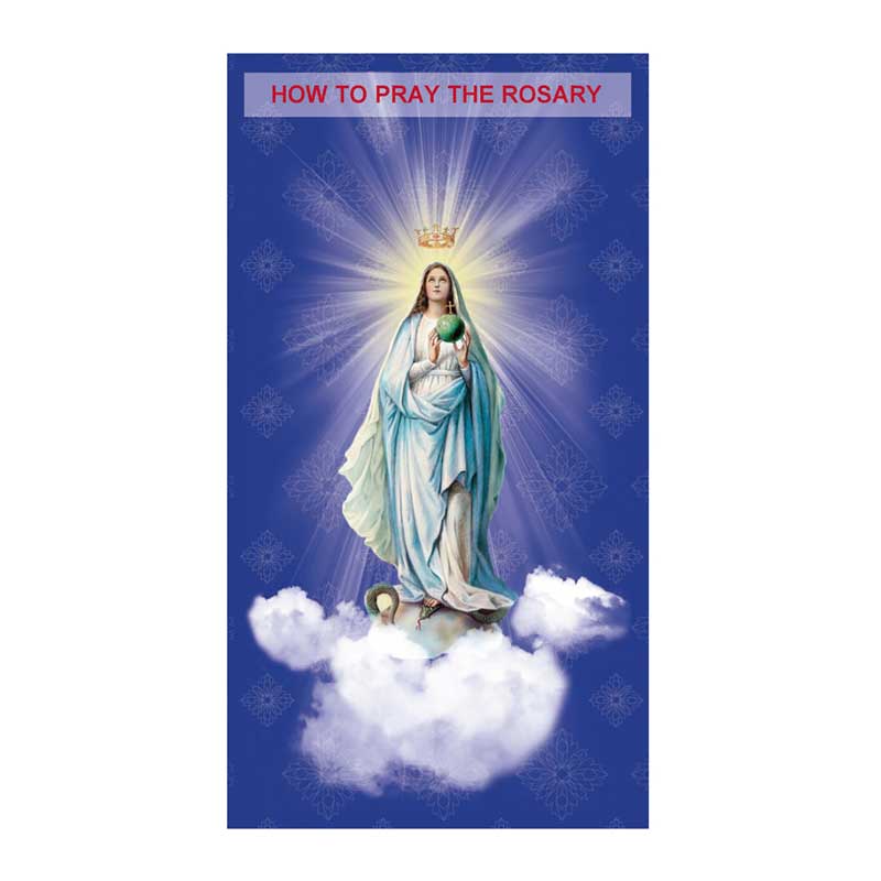 How to Pray the Rosary Pocket Card - 24 Pieces Per Package