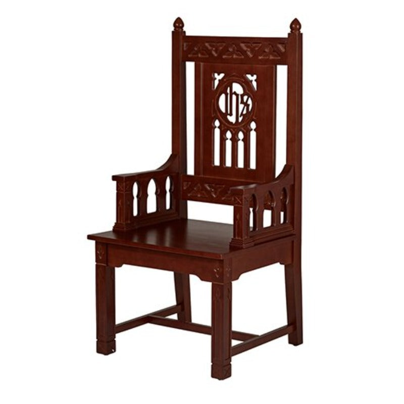 IHS Florentine Collection Celebrant Chair - Walnut