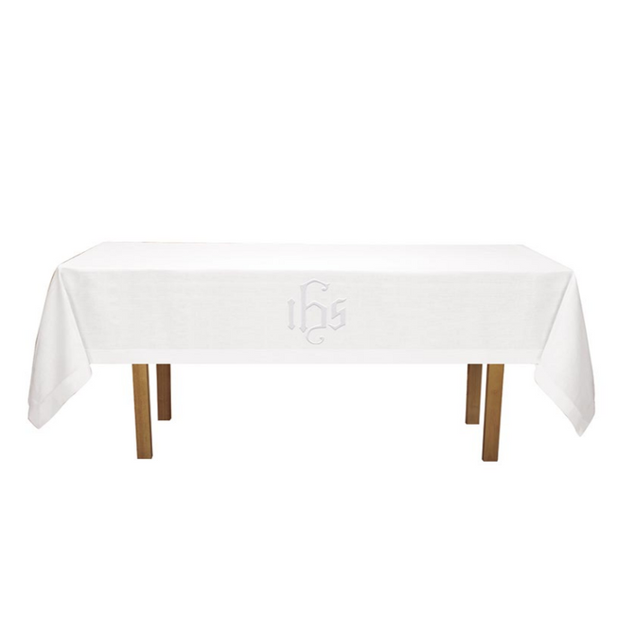 IHS Linen Altar Frontal