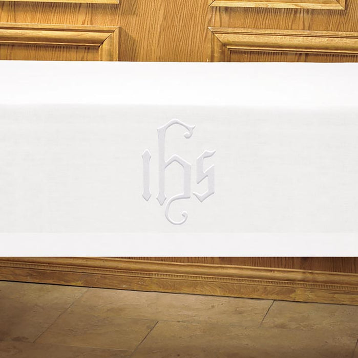 IHS Linen Altar Frontal