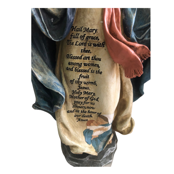 12" Hail Mary Prayer Figurine - Figures of Faith