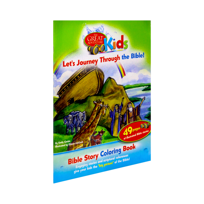 Great Adventure Kids: Let's Journey Through the Bible - Bible Story Coloring Book