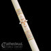 Investiture™ -Coronation of Christ Paschal Candle - Cathedral Candle - Beeswax - 18 Sizes
