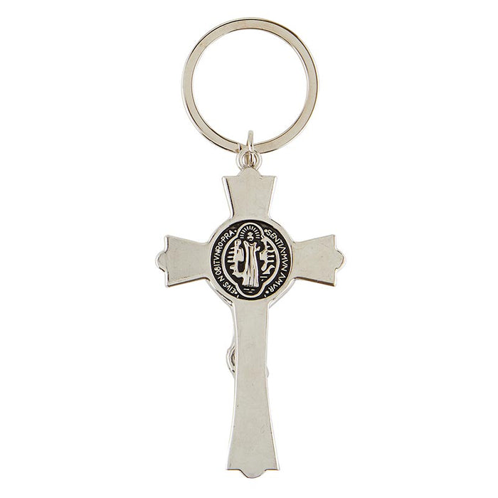 Saint Benedict Crucifix Keychain Saint Benedict Crucifix Keychains St Benedict Crucifix Keychain St. Benedict Crucifix Keychain Saint Benedict Keychain