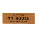 Inspirational Coir Doormats - As For Me & My House We Will Serve The Lord