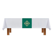 Green Holy Trinity Cross Overlay Cloth Holy Trinity Father, Son and the Holy Spirit Holy Trinity Catholic items Holy Trinity keepsake