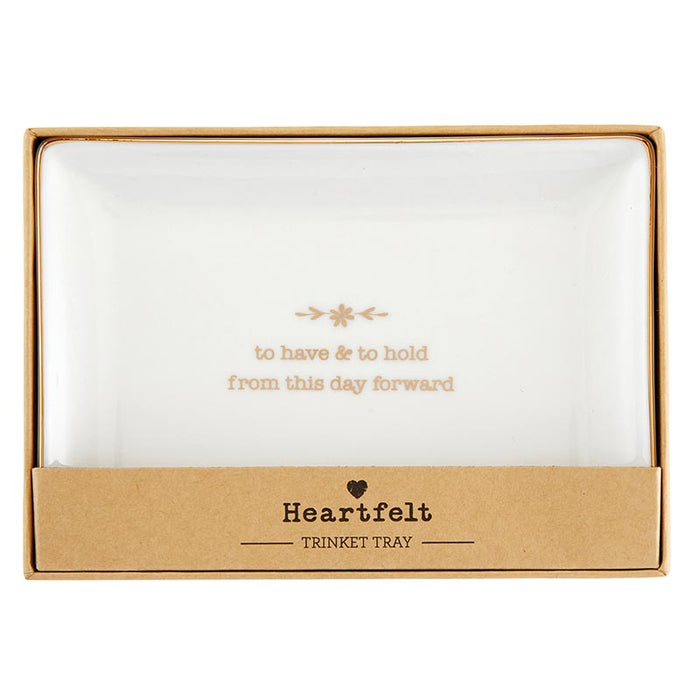 Rectangle Trinket Tray - To Have and To Hold
